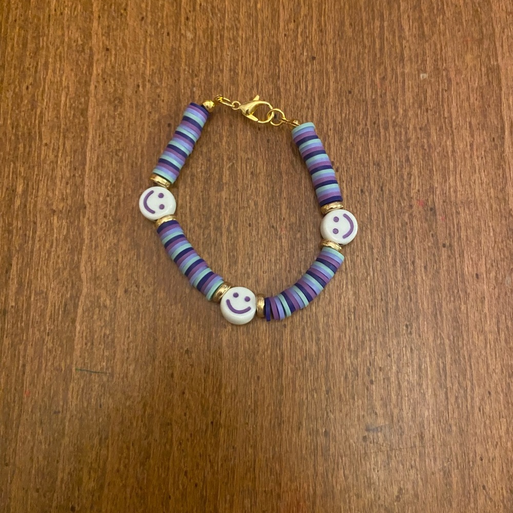 Handmade clay bead bracelets